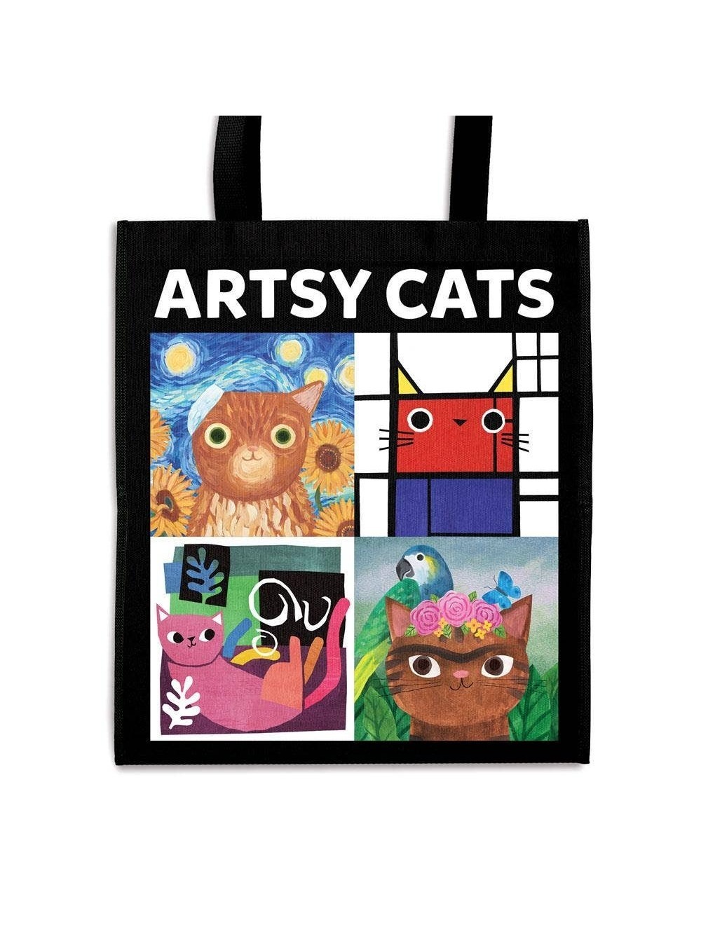 Artsy Cats Reusable Shopping Bag